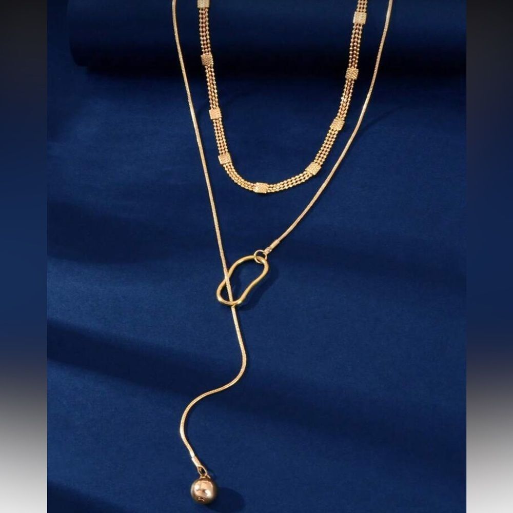 Elegant Gold set Necklace R104 - Picture 2 of 2
